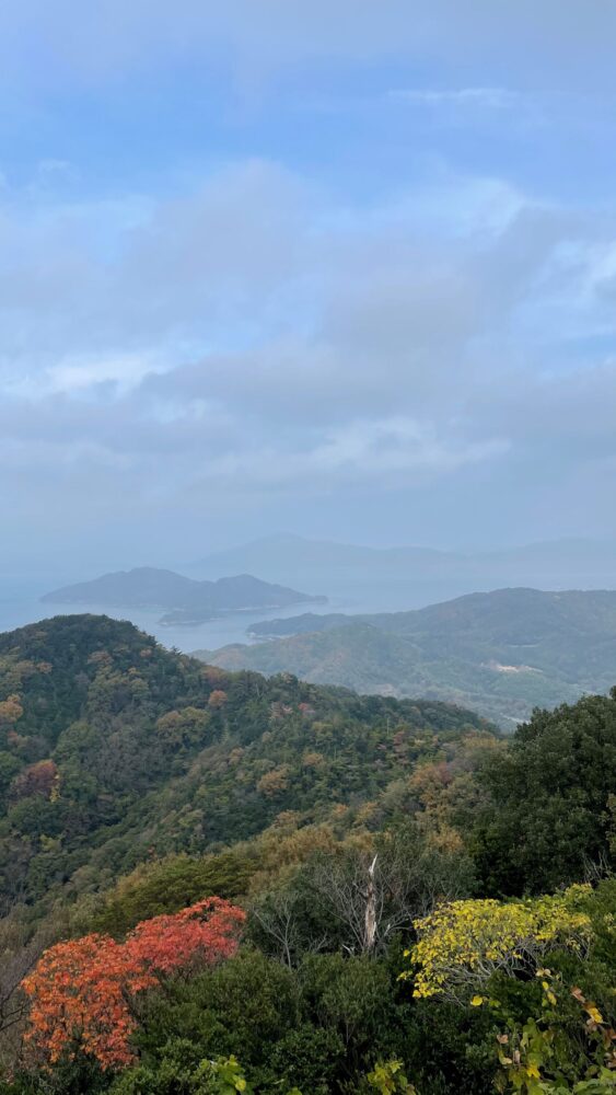 亀老山展望公園の展望台からの眺め1