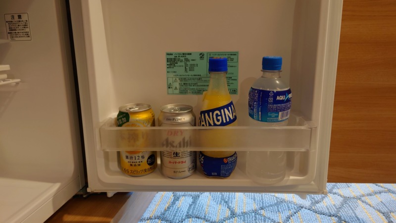 冷蔵庫内の飲み物
