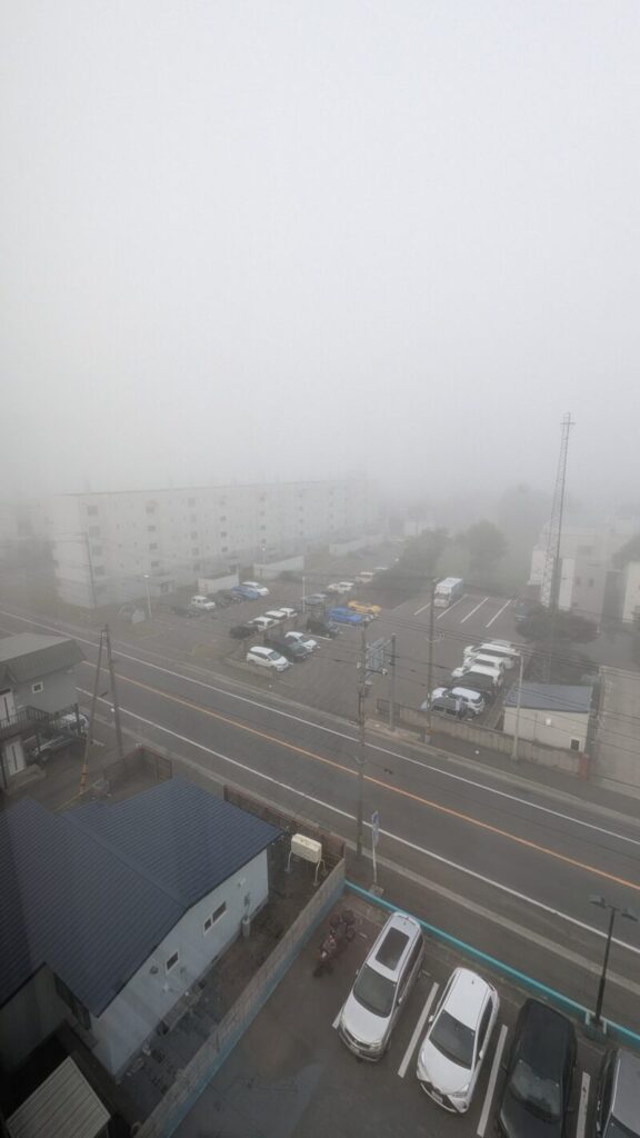 ホテルの客室からの眺め