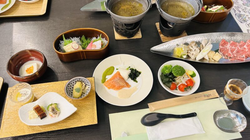 初日の夕食1